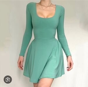 AYM Rene Reversible Mini Dress Small Worn Once Green Mint Discontinued Rare